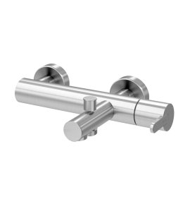 Bruma X-Alpha Bateria wannowo-natryskowa natynkowa Satin stainless steel 1860301IS