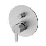 Bruma X-Alpha Bateria wannowo-natryskowa Satin stainless steel 1861301IS