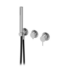 Bruma X-Alpha Bateria wannowo-natryskowa podtynkowa Satin stainless steel 1868012IS