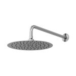 Bruma X-Alpha Głowica prysznicowa Ø 250 mm z ramieniem ściennym 350 mm Satin stainless steel 1865220IS W MAGAZYNIE !!!