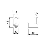 Bruma X-Alpha Haczyk satin stainless steel 1880009IS W MAGAZYNIE!!