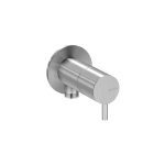 Bruma X-Alpha Przyłącze kątowe 1/2" z zaworem Satin stainless steel 1865906IS