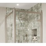 Burlington 1909 Guild Zwieńczenie drzwi do wnęki kabiny prysznicowej 1 sztuka brushed nickel CQ1909PRFNL