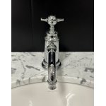    Burlington Bateria umywalkowa z heblem krzyżakiem chrom ARC2012HLCCHR WYPRZEDAŻ EKSPOZYCJI 