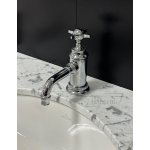    Burlington Bateria umywalkowa z heblem krzyżakiem chrom ARC2012HLCCHR WYPRZEDAŻ EKSPOZYCJI 