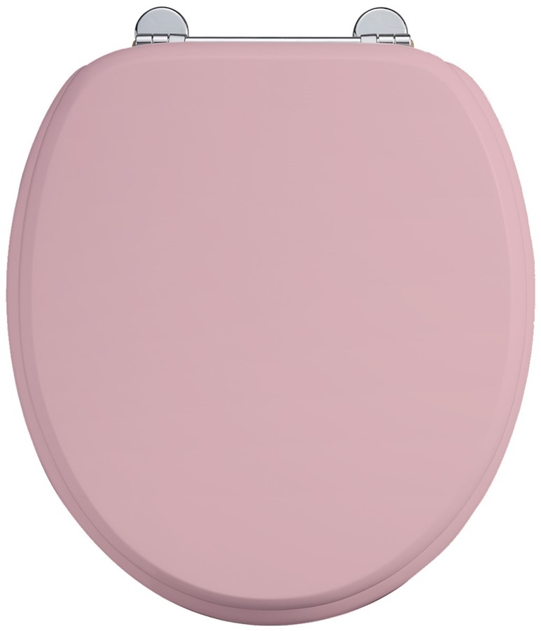 Burlington Bespoke Deska sedesowa Confetti Pink/Chrom S54CHR