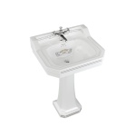 Burlington Bespoke Umywalka ścienna 61x50,5 cm jednootworowa, Martinez B51THMART