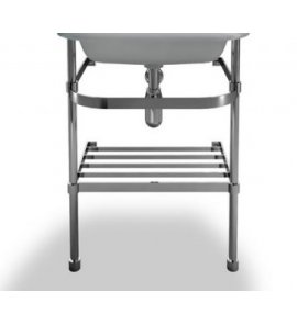 Burlington Chalfont Stelaż pod umywalkę 55x47 stal nierdzewna polerowana B7ES