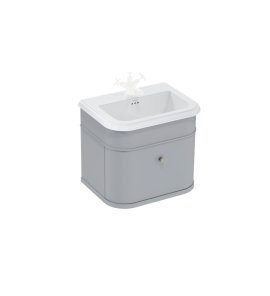 Burlington Chalfont Szafka podumywalkowa z szufladą bez uchwytu 65x47 grey CH65G