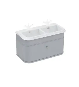  Burlington Chalfont Szafka pod umywalkę z szufladą 100x47 grey CH100G