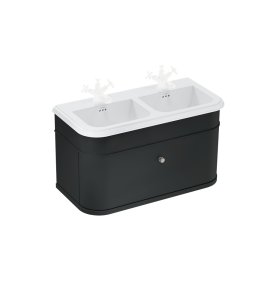  Burlington Chalfont Szafka pod umywalkę z szufladą 100x47 black mat CH100MB