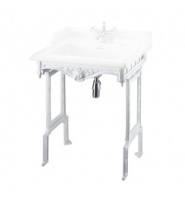 Burlington Classic Stelaż pod umywalkę 60x52,8 cm biały T43WHI