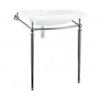 Burlington Classic Stelaż pod umywalkę 53,8x57,5 chrom T49ACHR