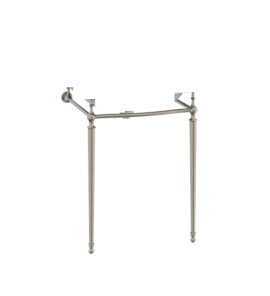 Burlington Classic Stelaż pod umywalkę 53,8x57,5 Brushed Nickel T49ABNKL