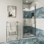 Burlington Classique Drzwi prysznicowe otwierane 90x200 chrom CQHDSC0900