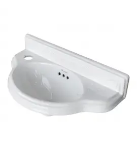   Burlington Curved Cloakroom Umywalka 49,5x25,5 biała P13L W MAGAZYNIE !!!