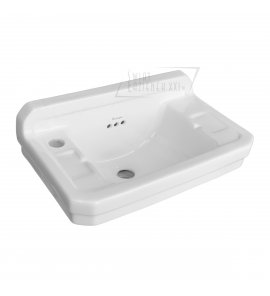   Burlington Edwardian Cloakroom Umywalka 51x30 biały B8L