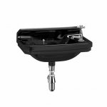      Burlington Edwardian Cloakroom Umywalka 51x30 czarny połysk B8RJET WYPRZEDAŻ MAGAZYNOWA !!!