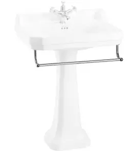Burlington Edwardian Reling na ręcznik 61 chrom T3CHR