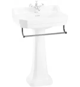Burlington Edwardian Reling na ręcznik 56 chrom T1CHR W MAGAZYNIE!!