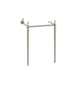 Burlington Edwardian Stelaż pod umywalkę Brushed Nickel T22ABNKL