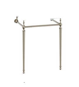 Burlington Edwardian Stelaż pod umywalkę Brushed Nickel T23ABNKL