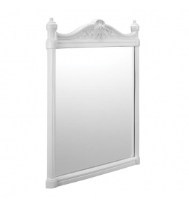   Burlington Georgian Lustro ścienne 55x75 cm białe aluminium T42WHI WYPRZEDAŻ EKPOZYCJI