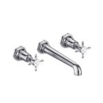 Burlington Guild Bateria umywalkowa podtynkowa element zewnętrzny  Chrom GU130TRIMC