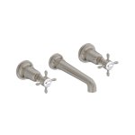 Burlington Guild Bateria umywalkowa podtynkowa Brushed Nickel GU130TRIML