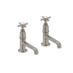 Burlington Guild Bateria umywalkowa 2-otworowa Brushed Nickel GU140DNL