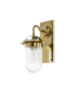 Burlington Guild Kinkiet ścienny gold  + klosz mat GUL001G