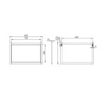 Burlington Guild Lustro 85x57 Ashbee Grey GU8557AG