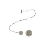 Burlington Korek umywalkowy łańcuszkiem Brushed Nickel W1BNKL