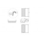   Burlington Koszyk wannowy chrom A50CHR W MAGAZYNIE!! Tylko 1 sztuka w takiej cenie!!