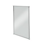 Burlington Lustro prostokątne 50x70 chrom A11CHR