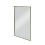 Burlington Lustro prostokątne 50x70 brushed nickel A11BNKL