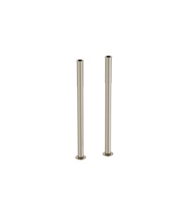 Burlington Osłony ozdobne przyłączy baterii wannowej Brushed Nickel W6BNKL