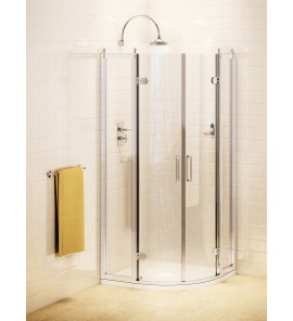 Burlington Quadrants Kabina prysznicowa półokrągła 90x90 C23