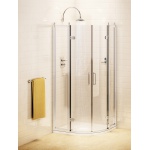 Burlington Quadrants Kabina prysznicowa półokrągła 90x90 C23