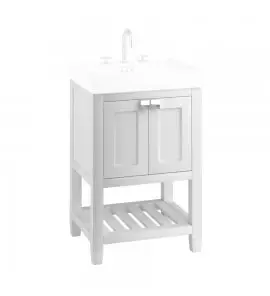 Burlington Riviera Szafka pod umywalkę 55x45 White Matt RIVF580W