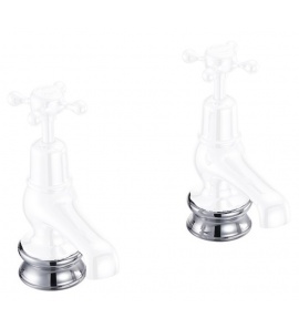 Burlington Rozety podwyższające do baterii (para) chrom T4B-2