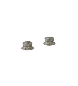 Burlington Rozety podwyższające do baterii (para) Brushed Nickel T4ABNKL