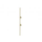  Burlington Rura pionowa przedłużona z mocowaniami do deszczownicy natynkowej gold V22GOLD