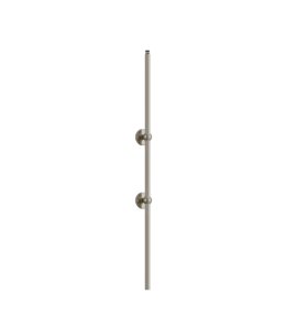 Burlington Rura pionowa przedłużona z mocowaniami do deszczownicy natynkowej Brushed Nickel V22BNKL