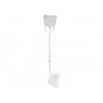 Burlington Spłuczka górnopłuk białe aluminium T59WHI