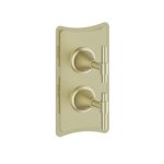 Burlington Strand Bateria prysznicowa podtynkowa termostatyczna brushed brass SN1500RF