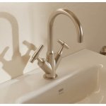 Burlington Strand Bateria umywalkowa brushed nickel SN116DNL