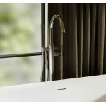 Burlington Strand Bateria wannowo-prysznicowa wolnostojąca ze słuchawką i wężem chrom SN416FC