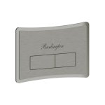 Burlington Strand Płytka spłukująca 25,5x18 brushed nickel SNFLUSHL