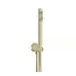 Burlington Strand Słuchawka prysznicowa z wężem i przyłączem ściennym brushed brass SN963F